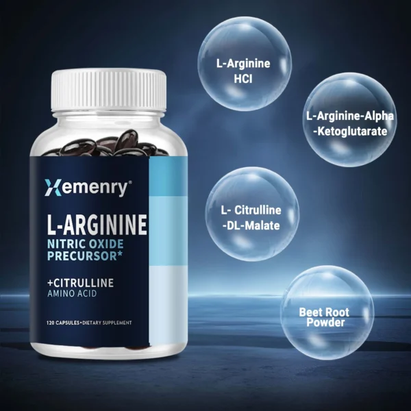 תוסף L-Arginine עם Citrulline וסלק – לשיפור זרימת הדם, סיבולת גופנית ובניית שריר. מתאים למתאמנים - Image 3