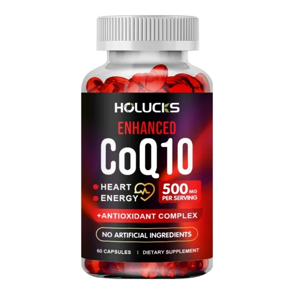 CoQ10 עוצמתי 500 מ"ג – לתמיכה בלב, באנרגיה ובחיוניות – נספג במהירות וביעילות מקסימלית - Image 8