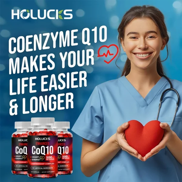CoQ10 עוצמתי 500 מ"ג – לתמיכה בלב, באנרגיה ובחיוניות – נספג במהירות וביעילות מקסימלית - Image 2
