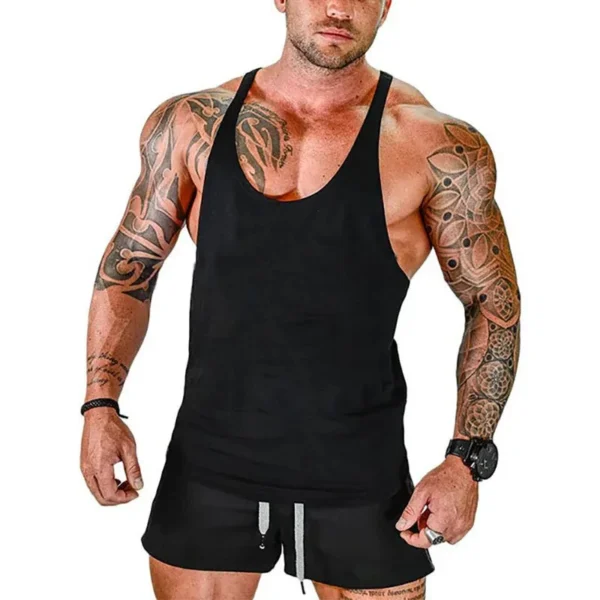 🏋️‍♂️ MuscleFit™ – גופיית כושר סטרינגר לגברים | נוחות, סגנון וביצועים - Image 7
